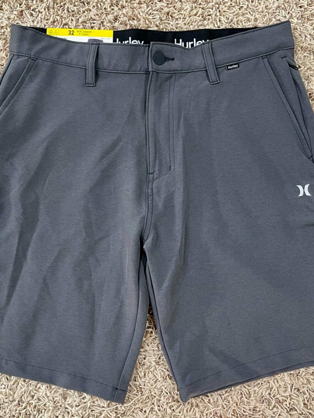 Hurley Men's Hybrid Walkshort Shorts Gray, Size 32 (New)